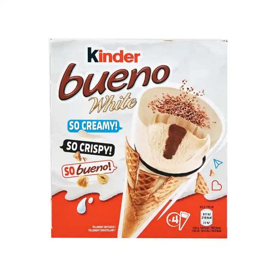 KINDER BUENO WHITE παγωτό πυραυλάκια 4τεμ.