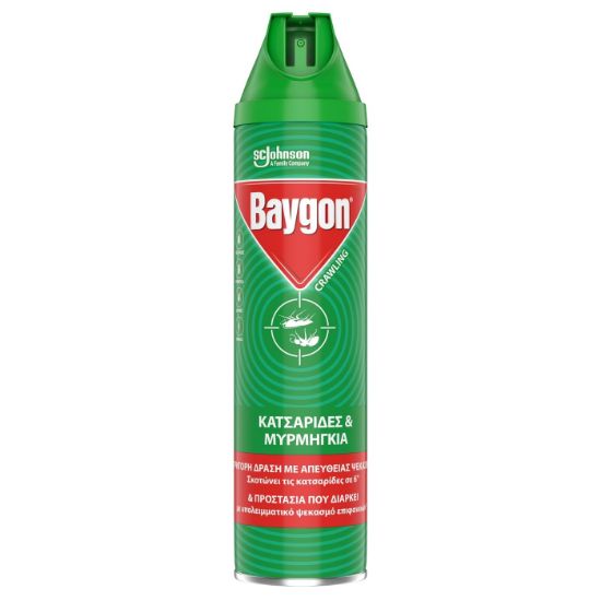 BAYGON σπρέι για κατσαρίδες και μυρμήγκια 400ml