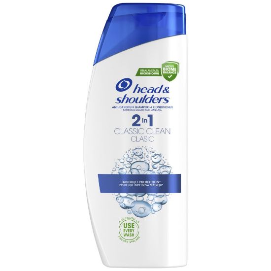 HEAD & SHOULDERS σαμπουάν 2 σε 1 Classic Clean 330ml
