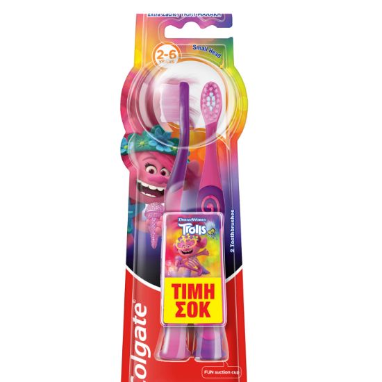 COLGATE παιδική οδοντόβουρτσα για 2-6 ετών 2τεμ.