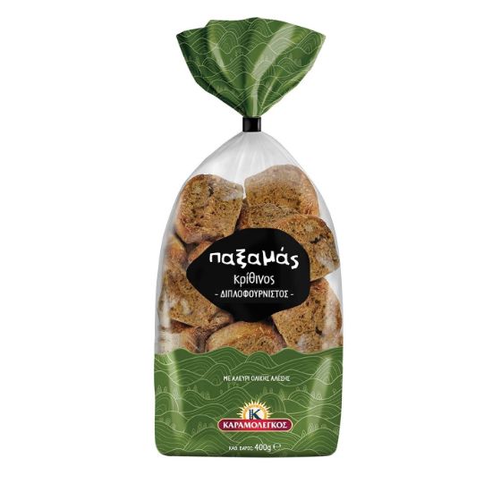 ΚΑΡΑΜΟΛΕΓΚΟΣ παξαμάς κρίθινος 400g