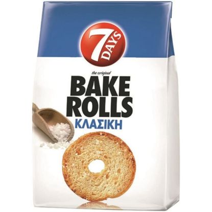 7DAYS σνάκ Bake Rolls κλασσικά αλάτι 150g
