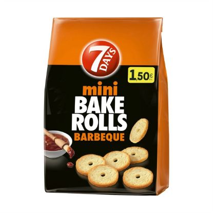 7DAYS σνάκ Mini Bake Rolls BBQ 150g
