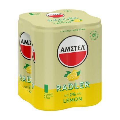 AMSTEL Radler μπύρα λεμόνι κουτί 4x330ml