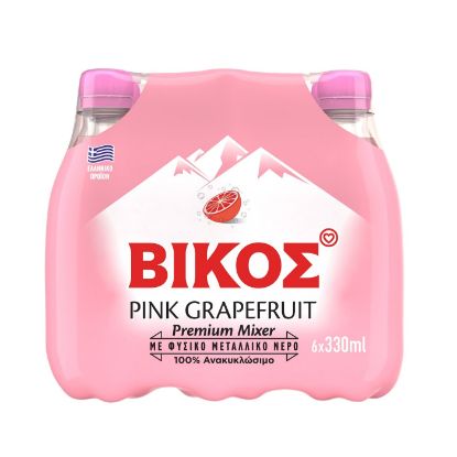 ΒΙΚΟΣ σόδα Pink Grapefruit 6x330ml
