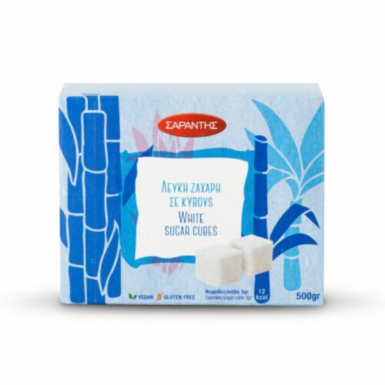 ΣΑΡΑΝΤΗΣ λευκή ζάχαρη κύβοι 500g