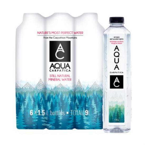 AQUA CARPATICA νερό φυσικό μεταλλικό 1,5lt