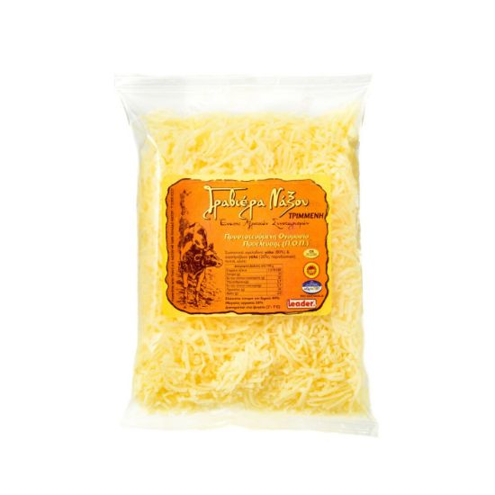 LEADER τυρί γραβιέρα Νάξου ΠΟΠ τριμμένη 200g