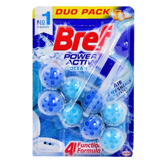 BREF αποσμητικό τουαλέτας Power Active Ocean Duo 2τεμ.