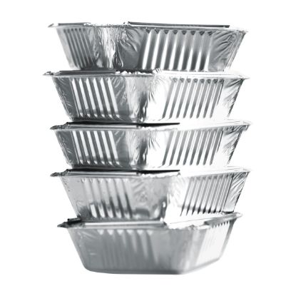 MASTER CHEF σκεύη αλουμινίου R45L βαθύ μεσαίο 18,6x12,1x5cm 100τεμ.