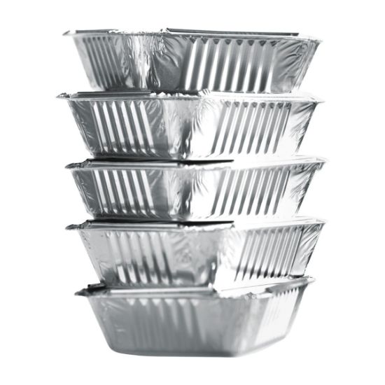 MASTER CHEF σκεύη αλουμινίου R45L βαθύ μεσαίο 18,6x12,1x5cm 100τεμ.