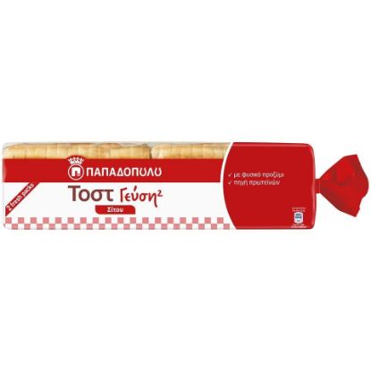 ΠΑΠΑΔΟΠΟΥΛΟΥ ψωμί τοστ Γευση² σίτου 700g