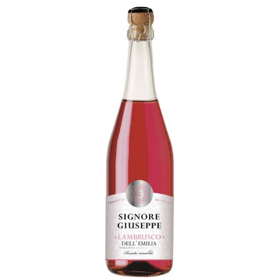 SIGNORE GIUSEPPE αφρώδης οίνος lambrusco, ροζέ 750ml