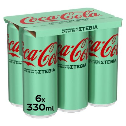 COCA COLA αναψυκτικό Stevia 6x330ml