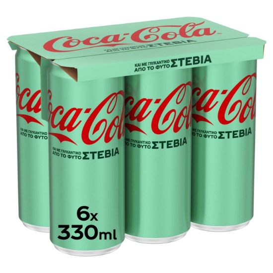 COCA COLA αναψυκτικό Stevia 6x330ml