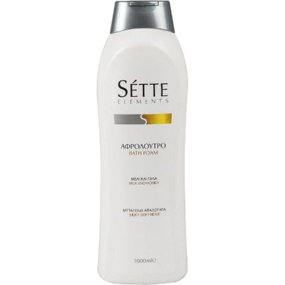 Αφρόλουτρο SETTE ELEMENTS Unisex μέλι και γάλα (1lt)