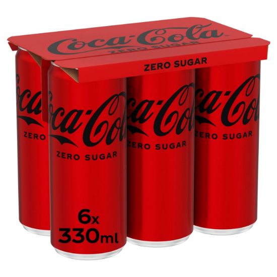 COCA COLA Zero χωρίς ζάχαρη 6x330ml