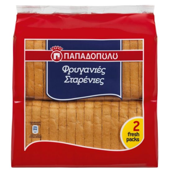 ΠΑΠΑΔΟΠΟΥΛΟΥ φρυγανιές σίτου 255g