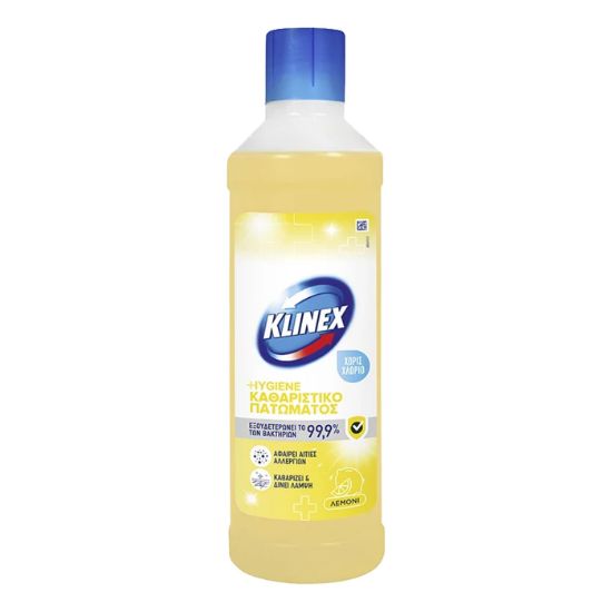 Καθαριστικό KLINEX για το πάτωμα με άρωμα λεμόνι, υγρό 1lt