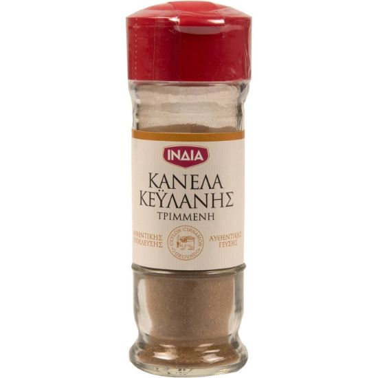 Κανέλα ΙΝΔΙΑ Κεϋλάνης τριμμένη σε βάζο (25g)