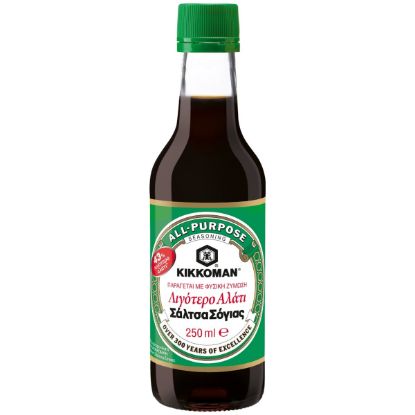Σάλτσα KIKKOMAN μαγειρική σόγιας με λιγότερο αλάτι (250ml)