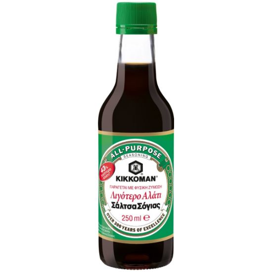 Σάλτσα KIKKOMAN μαγειρική σόγιας με λιγότερο αλάτι (250ml)