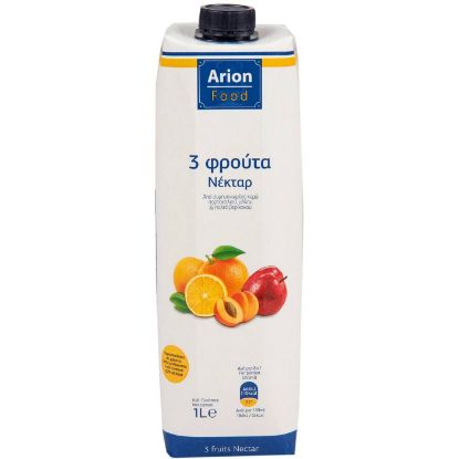 Χυμός ARION FOOD νέκταρ 3 φρούτα (1lt)