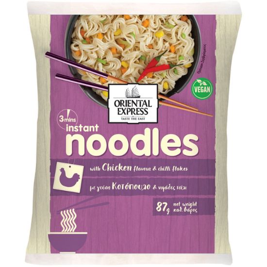Noodles ORIENTAL EXPRESS κοτόπουλο και τσίλι 3' (87g)