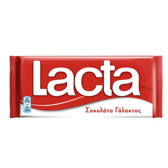 Σοκολάτα LACTA γάλακτος (85g)