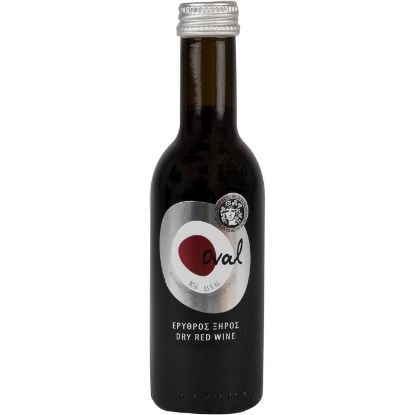 Οίνος ερυθρός Oval ΔΙΟΝΥΣΟΣ ΟΙΝΟΠΟΙΗΤΙΚΗ ξηρός (187ml)