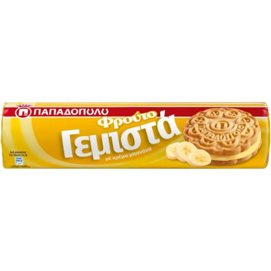 Μπισκότα ΠΑΠΑΔΟΠΟΥΛΟΥ γεμιστά με μπανάνα (200g)