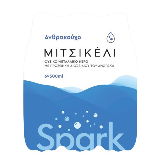 Νερό ΜΙΤΣΙΚΕΛΙ φυσικό μεταλλικό ανθρακούχο (6x500ml)