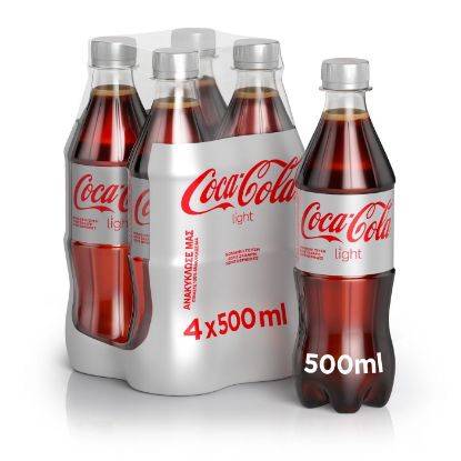 COCA COLA Light χωρίς ζάχαρη 4x500ml