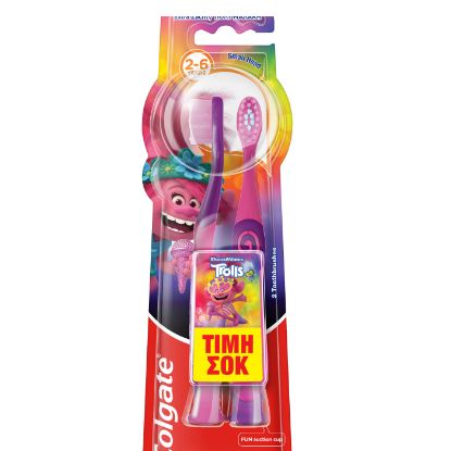 COLGATE children's toothbrush for 2-6 years 2 pcs.