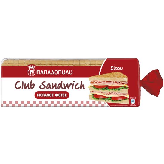 PAPADOPOULOU wheat toast Club Sandwich bread 950g