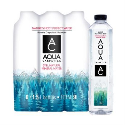 AQUA CARPATICA natural mineral water 1.5lt