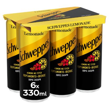 SCHWEPPES sugar-free Lemon Pomegranate & Hibiscus 6x330ml