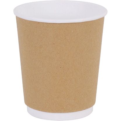 Paper double-walled kraft cups 8oz (25 pcs)