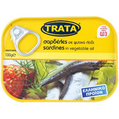 TRATA canned sardines in vegetable oil (100g)